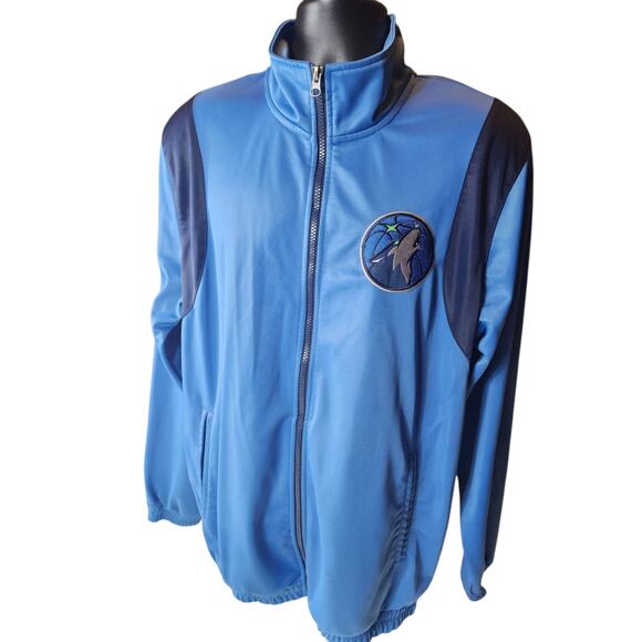 NBA Minnesota Timberwolves G-III Sports by Carl Banks Large Zip Track Jacket - Picture 13 of 16